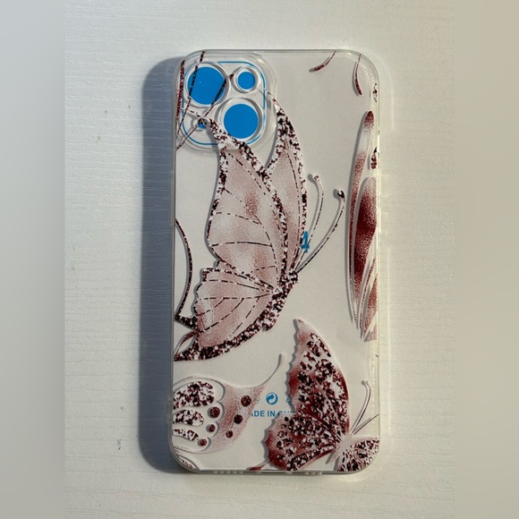 NWT butterfly iPhone 13/14 plastic case FREE with $25 purchase - Picture 2 of 5